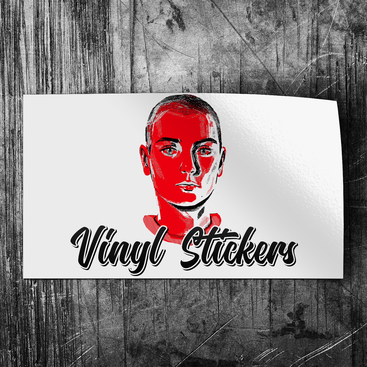 Vinyl Sticker rechteckig