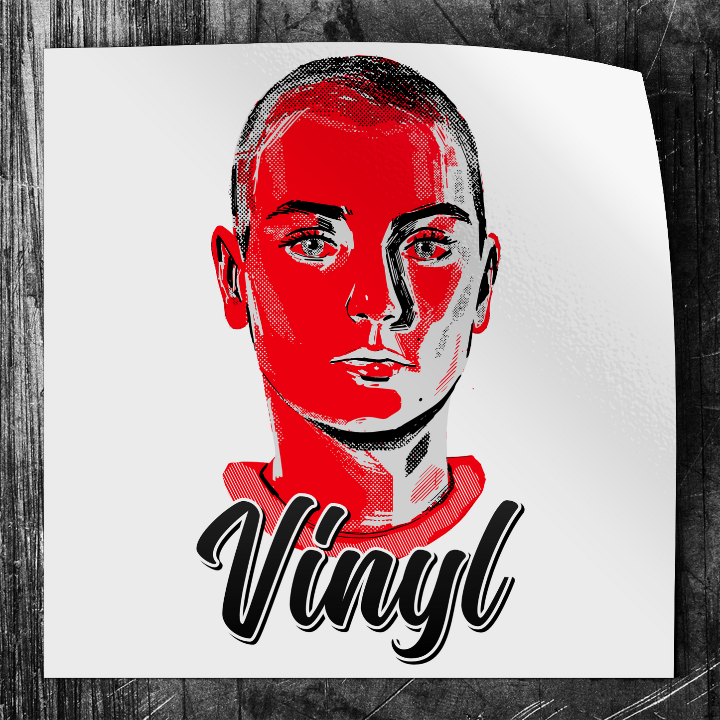 Vinyl Sticker quadratisch