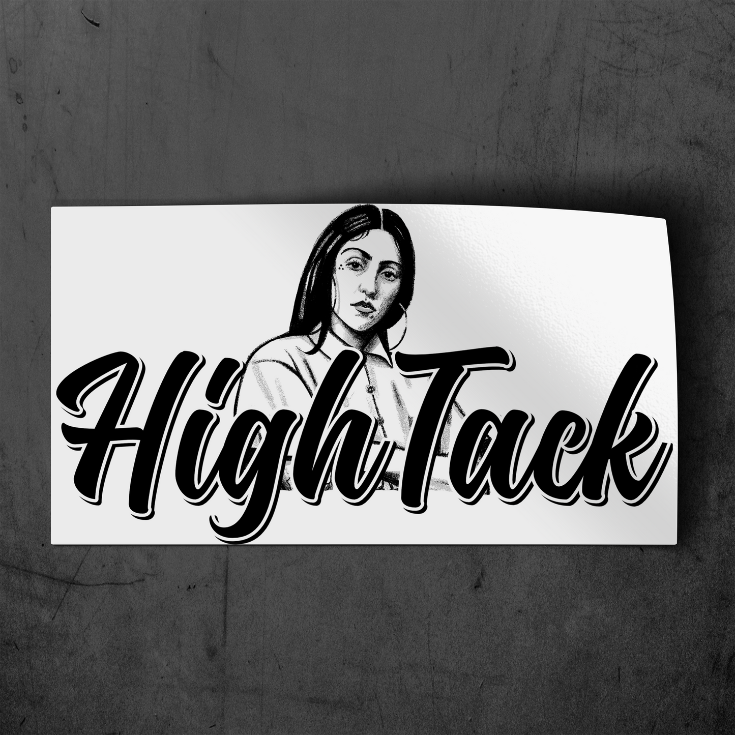Hightack Sticker rechteckig