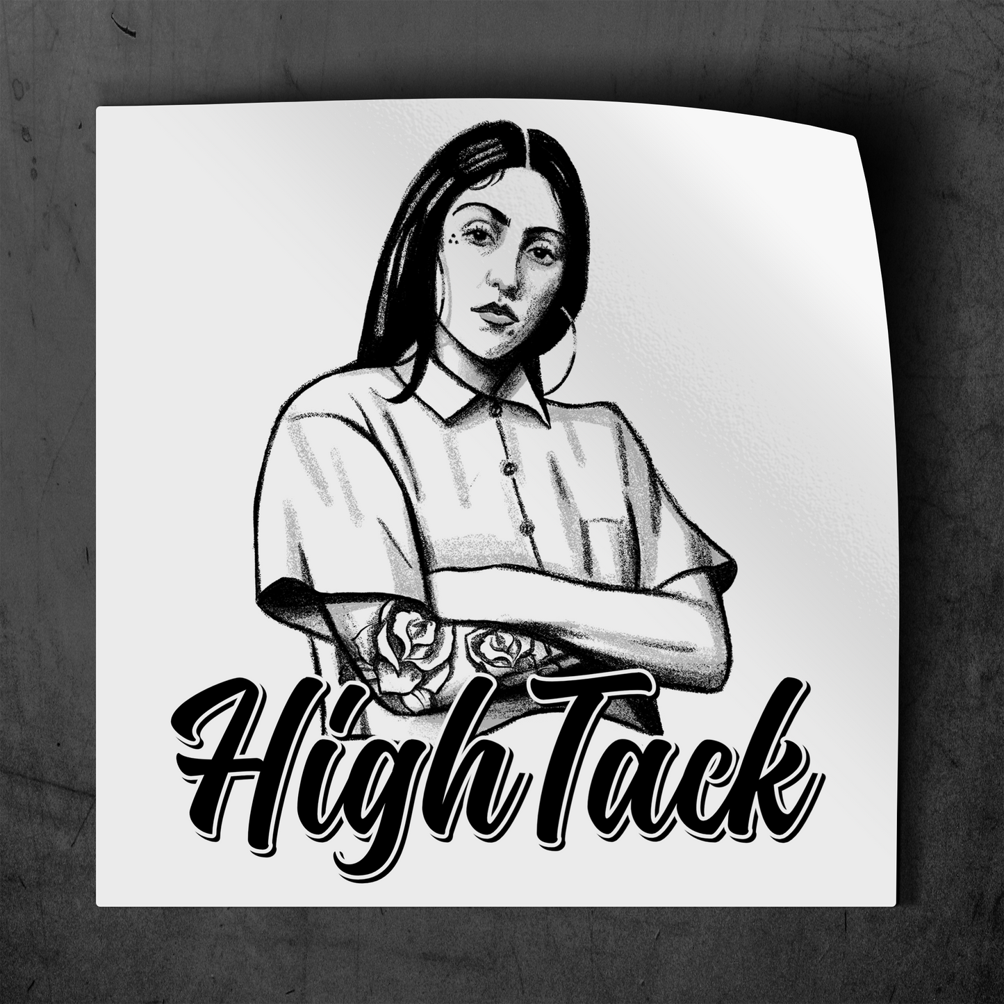 HighTack Sticker quadratisch